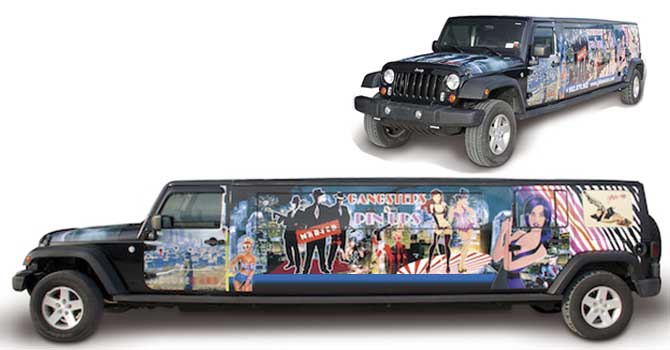 Limusina Jeep para despedidas de solteras/os y eventos