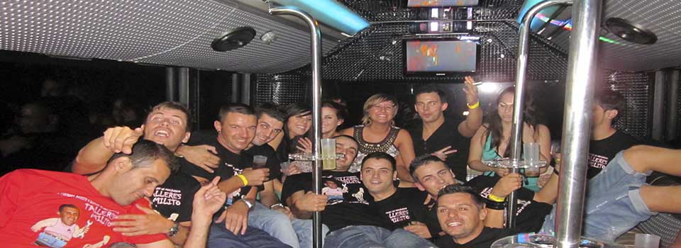 bus limusina discoteca