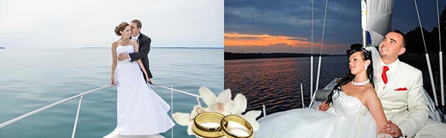 ceremonias nupciales y bodas en barco catamaran