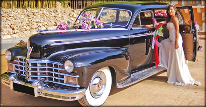Coche de boda Cadillac Deville Sedane